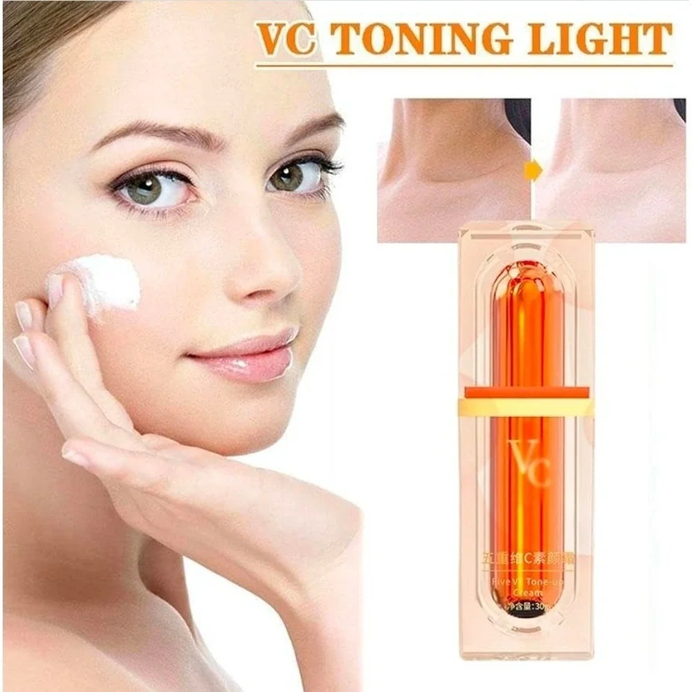 QHOO Vc FIVE VC Anti-Aging,‎ Brightening Face Cream - 30g - Even Skin Tone New